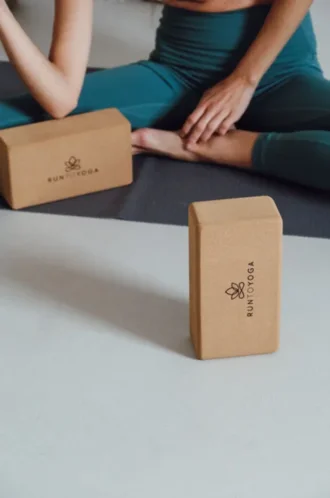 Yoga brick Small - cork - pair